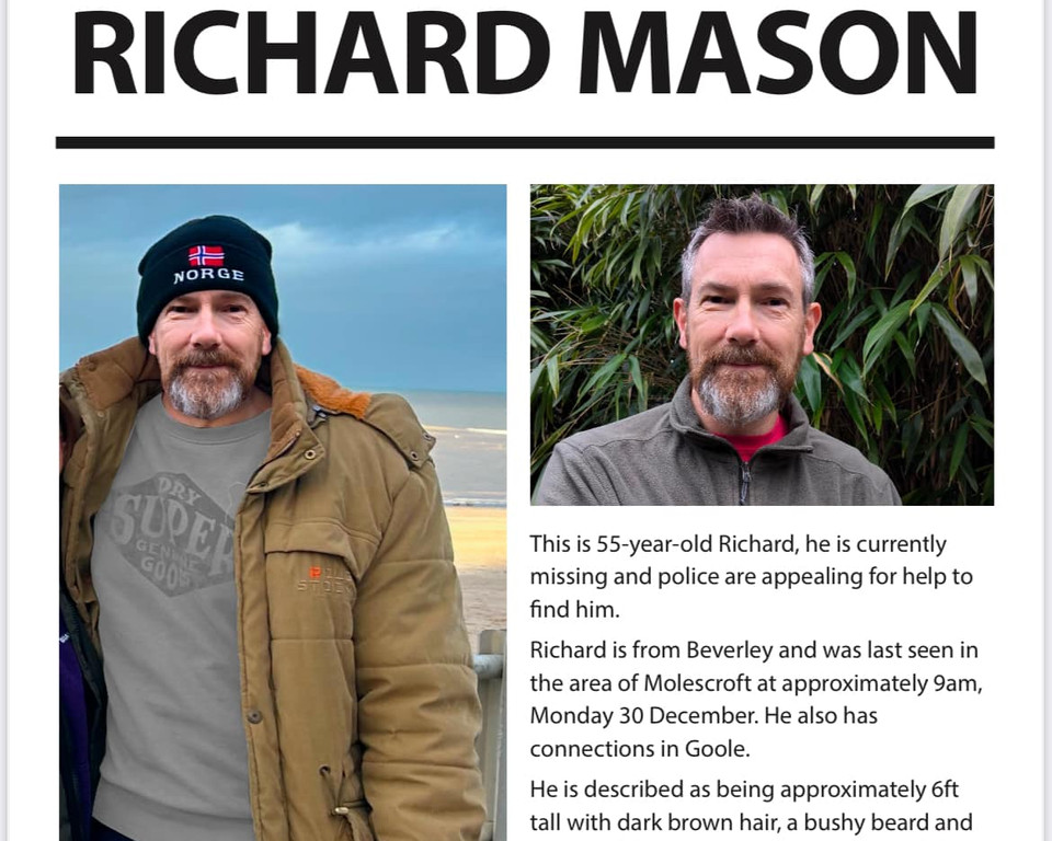 Richard Mason Missing Poster